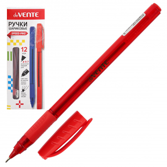 Ручка шариковая 'deVENTE. Triolino Translucent' серия Speed Pro, d=0,7 мм, 5073844