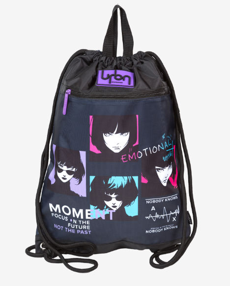 Сумка для сменной обуви и спортивных секций 'deVENTE. Label. Anime Style' 33x46 см, 7040552