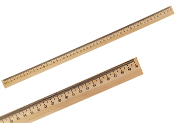 Линейка деревянная 50 см, ASMAR, (толщина 2 мм), AR-3115