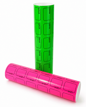 Этикет-ценник Linea 35х25 мм., ассорти цвета, 24337-20