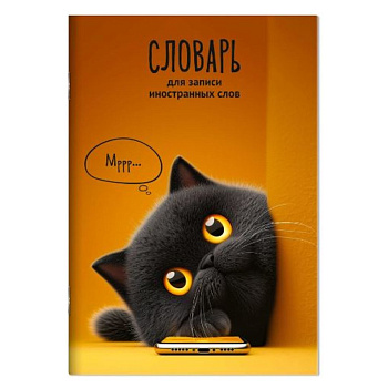 Тетрадь для записи иностранных слов, А5, 24 л, мягкий переплёт (2 скобы) 73203
